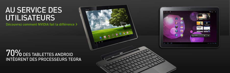 70% DES TABLETTES ANDROID INTÈGRENT DES PROCESSEURS TESLA