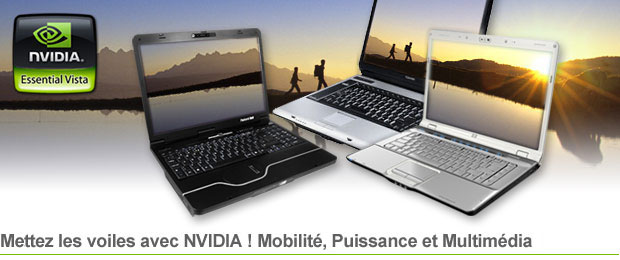 Les processeurs graphiques (GPU) de la série NVIDIA® GeForce® Go 7 