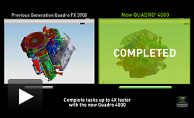 Quadro série 4000 par rapport aux GPU Quadro FX 3700