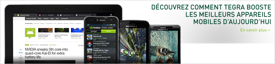 See how Tegra powers today's most amazing mobile devices