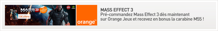 Pré-commandez Mass Effect 3 dès maintenant sur Orange Jeux et recevez en bonus la carabine M55 !