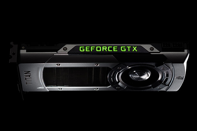 Design unique de la carte graphique GeForce GTX TITAN Black